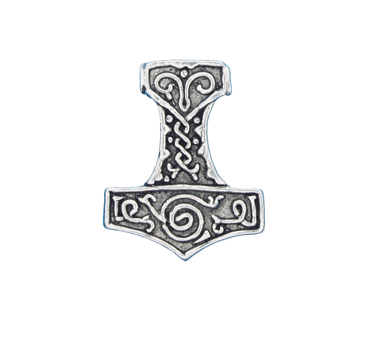 Pewter Viking MJOLNIR pin badge