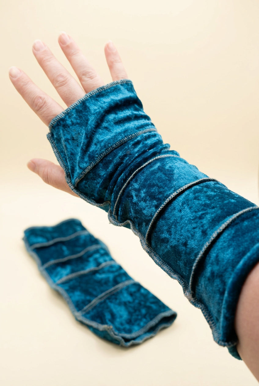1 pair of whimsical arm warmers Handmade π€