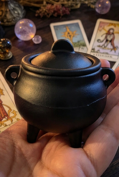 SMALL SIZE CAST IRON CAULDRON
