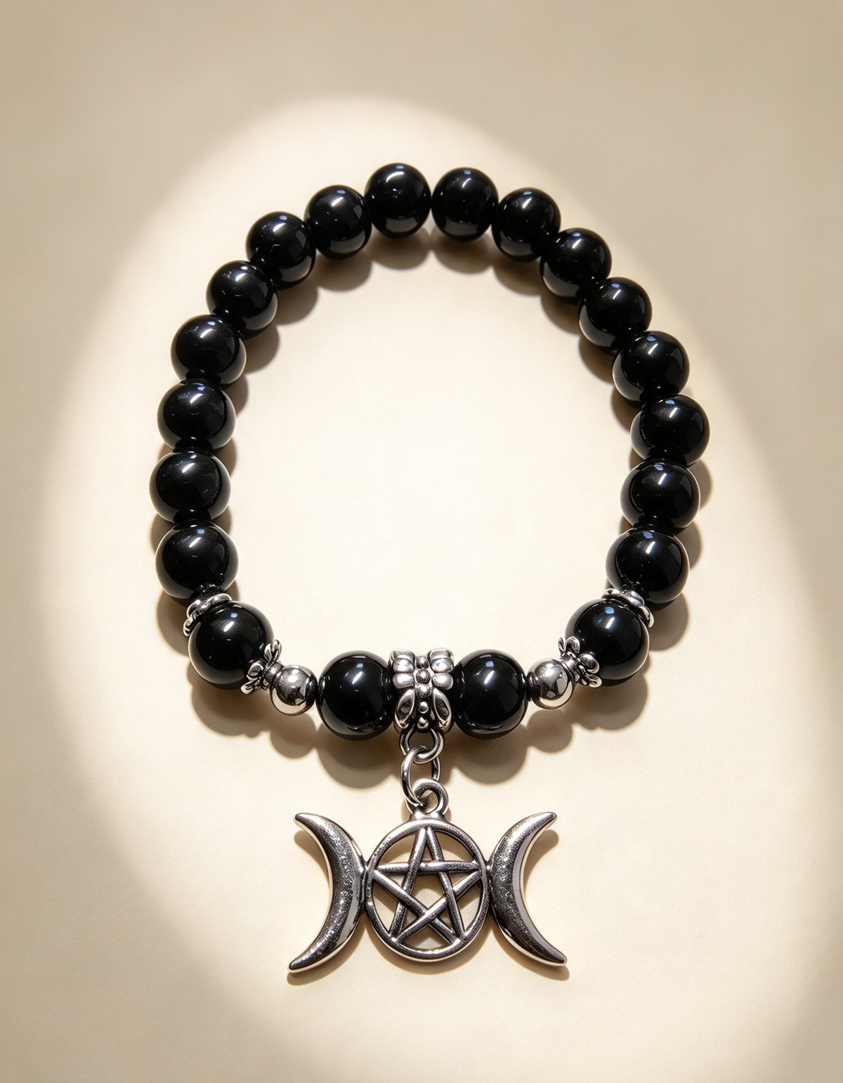 TRIPLE MOON GODDESS PROTECTION BRACELET