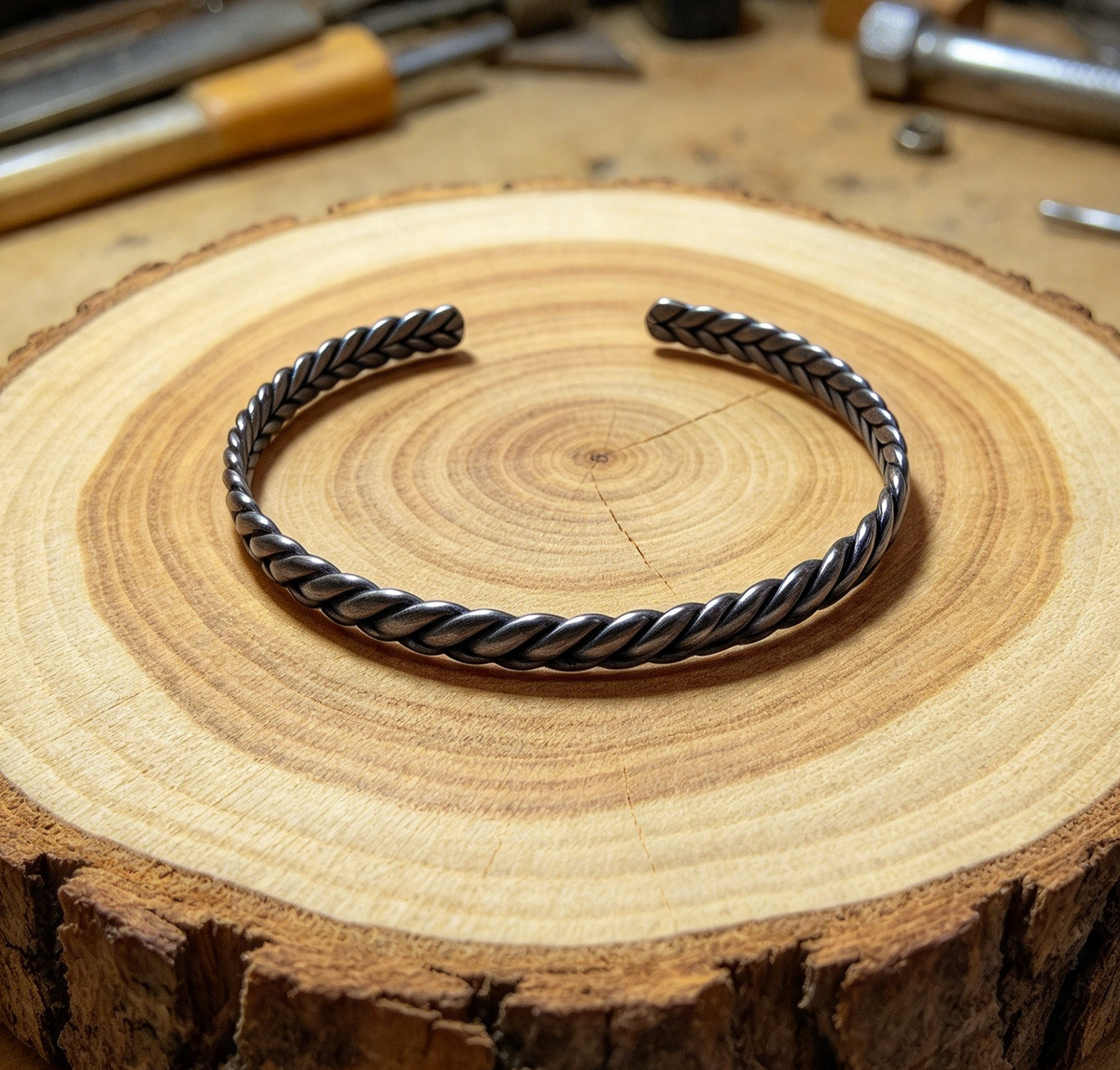 STAINLESS STEEL CUFF BRACELET
