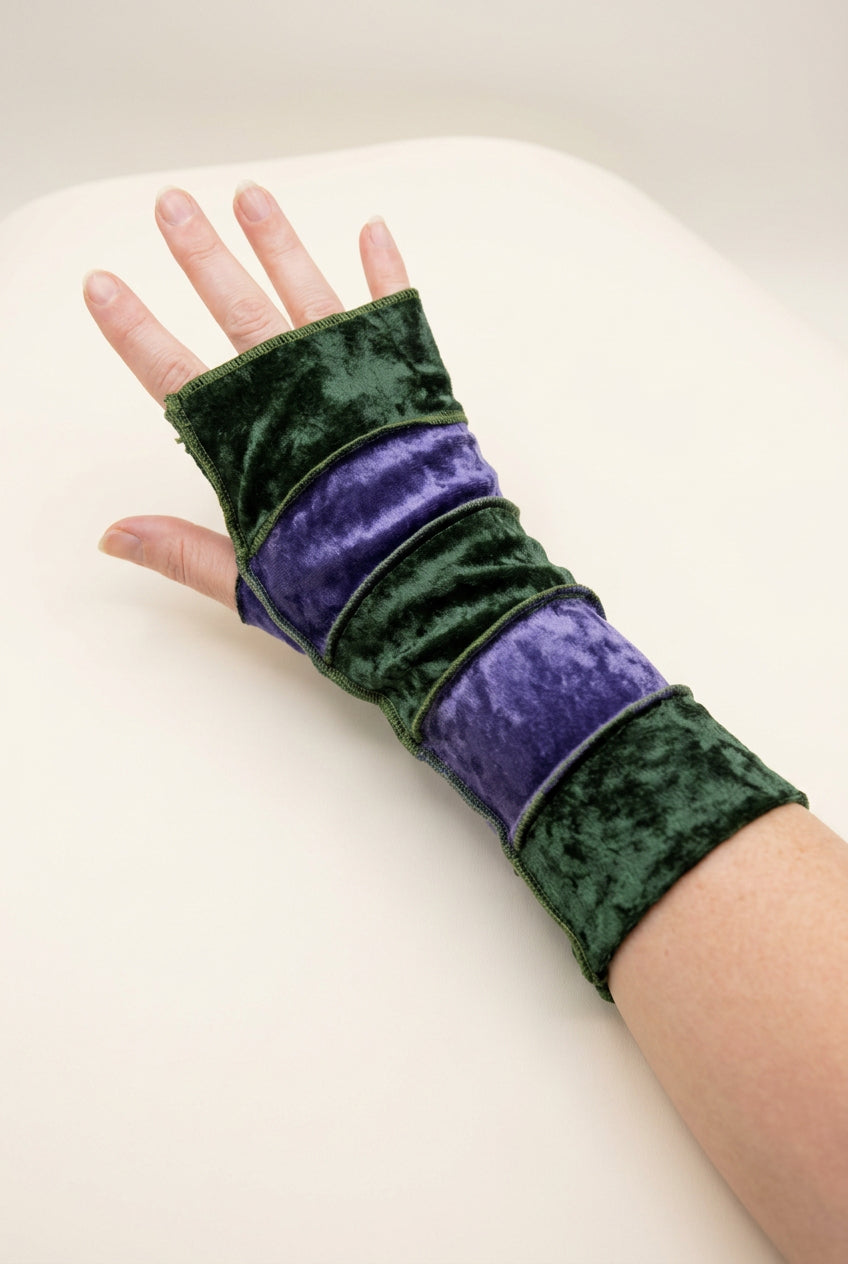 1 pair of whimsical arm warmers Handmade π€