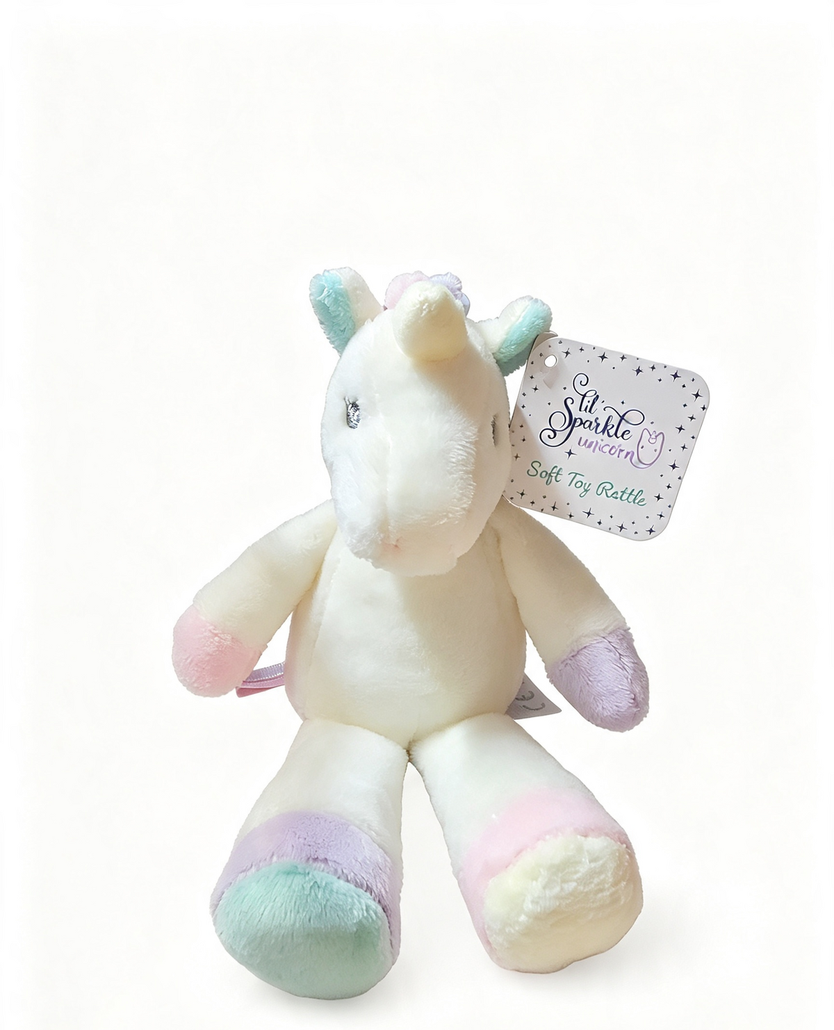 Baby rattle unicorn