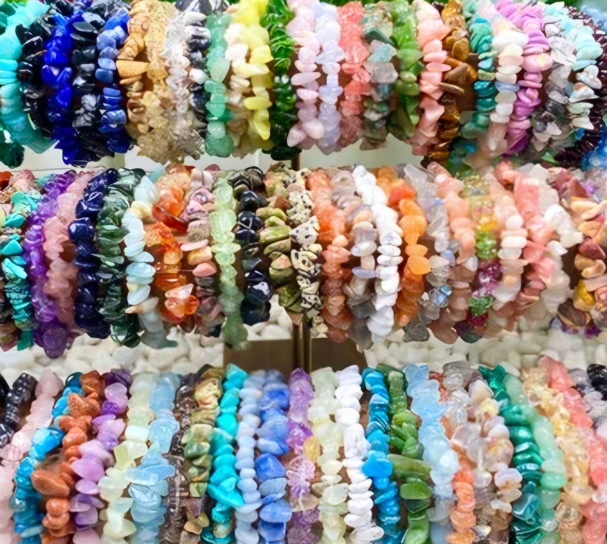 MYSTERY GEMSTONE CHIP BRACELET What one will you get ? Or WhatsApp me your chosen colour.