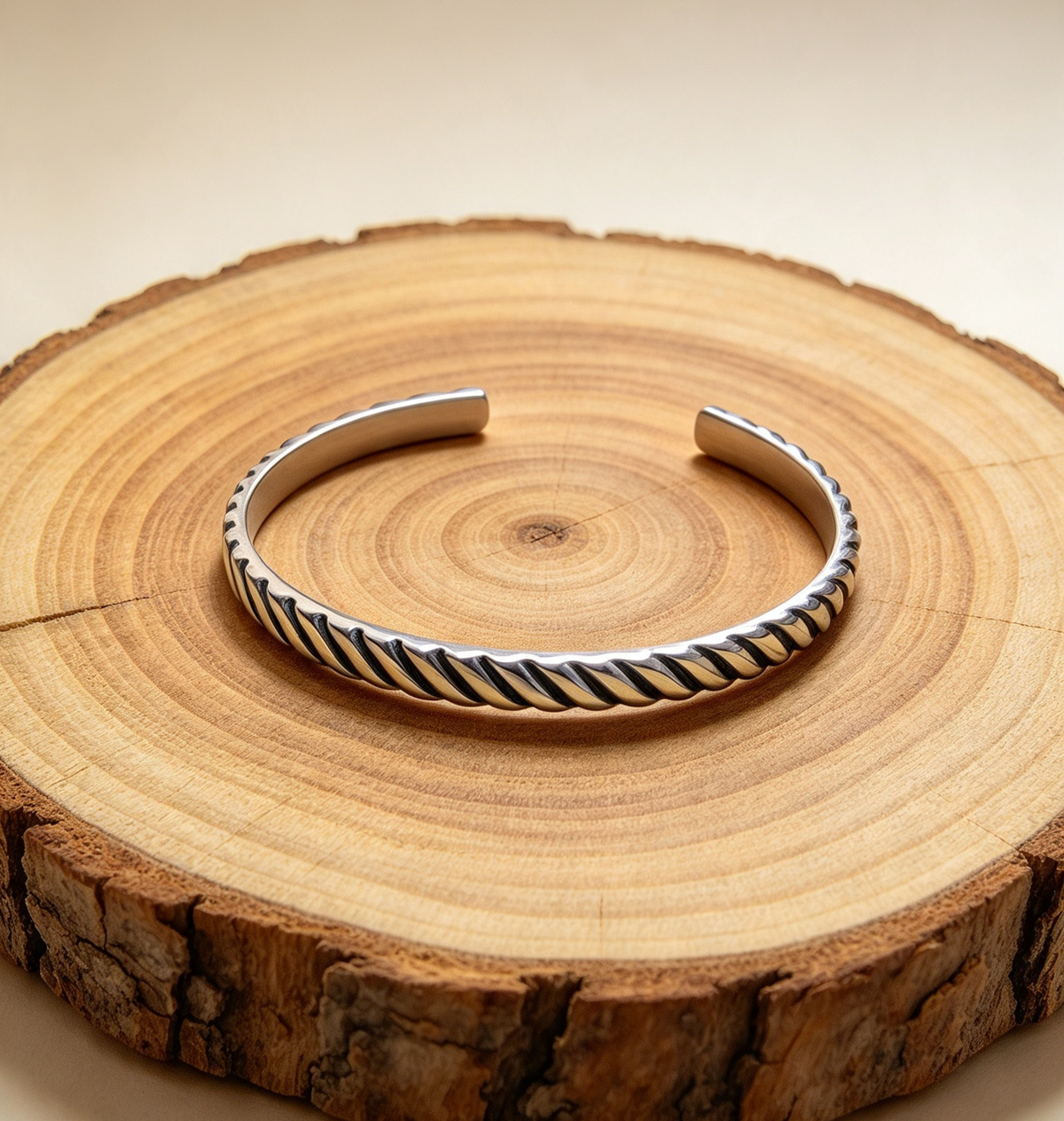 STAINLESS STEEL CUFF BRACELET