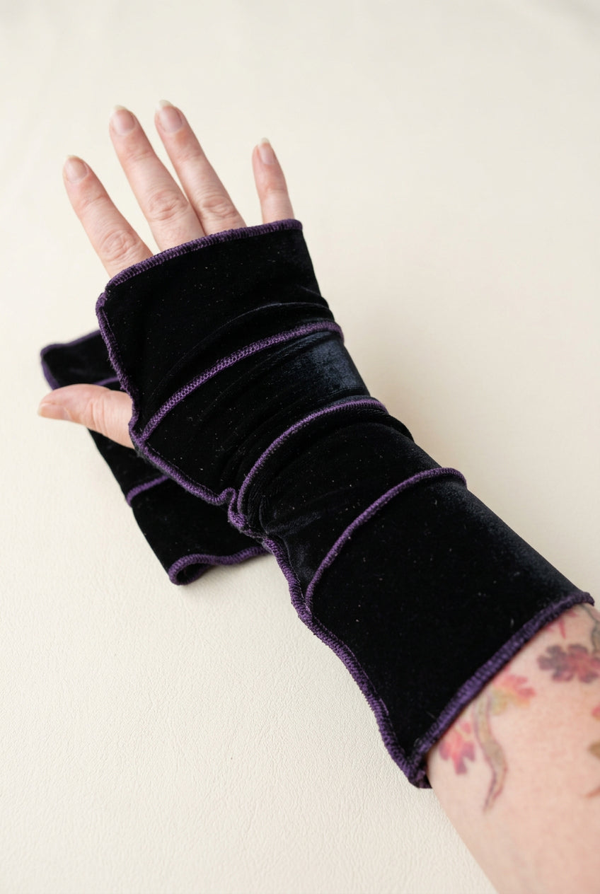1 pair of whimsical arm warmers Handmade π€