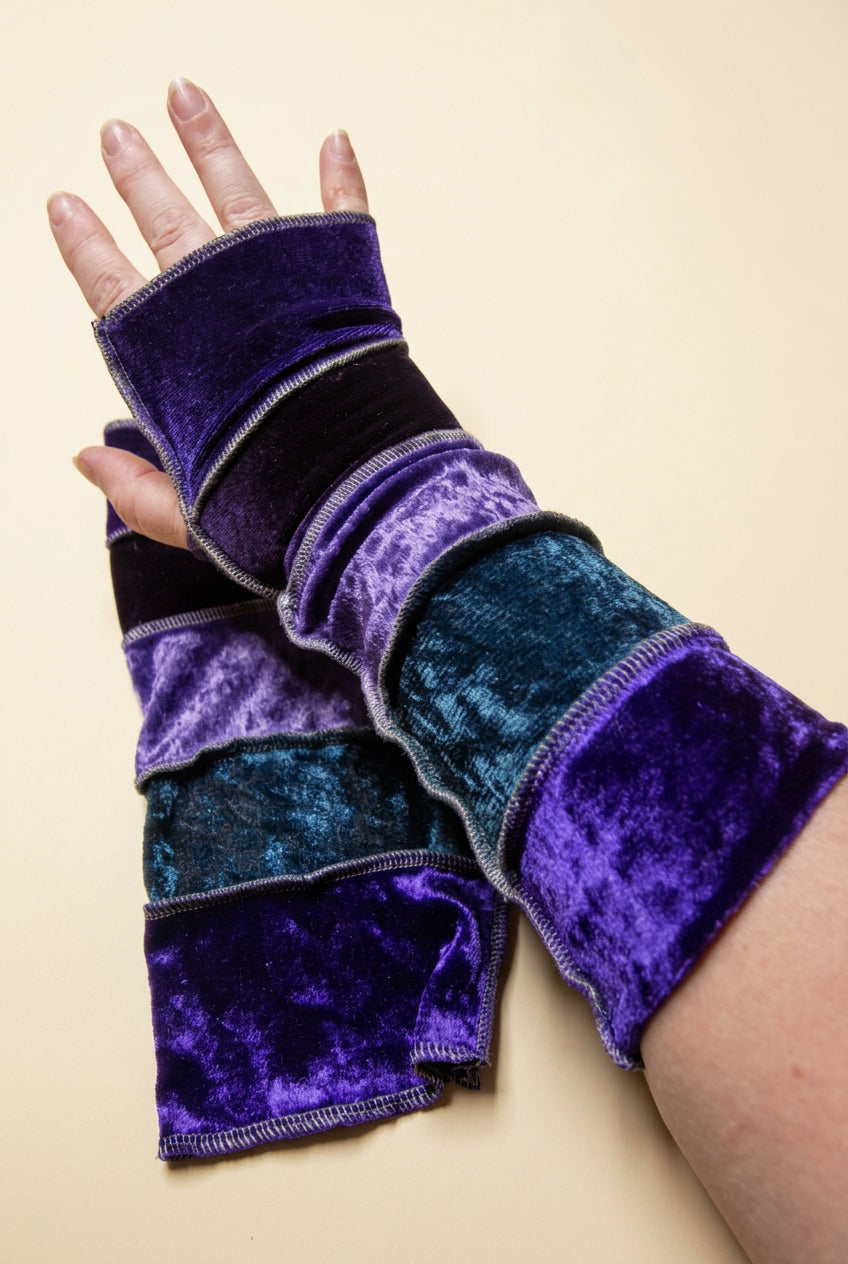 1 pair of whimsical arm warmers Handmade π€
