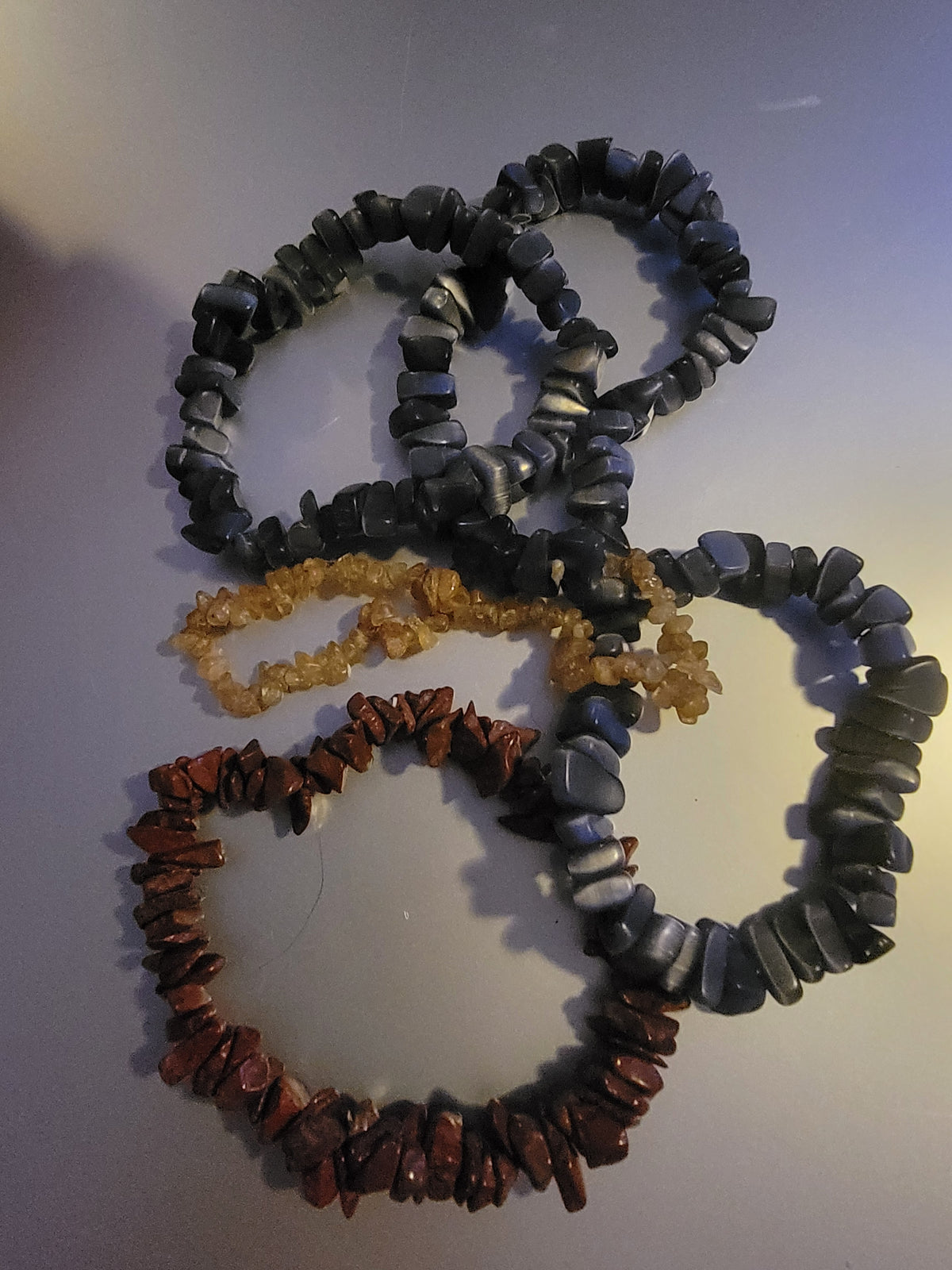 Bundle of bracelets receive all in photo