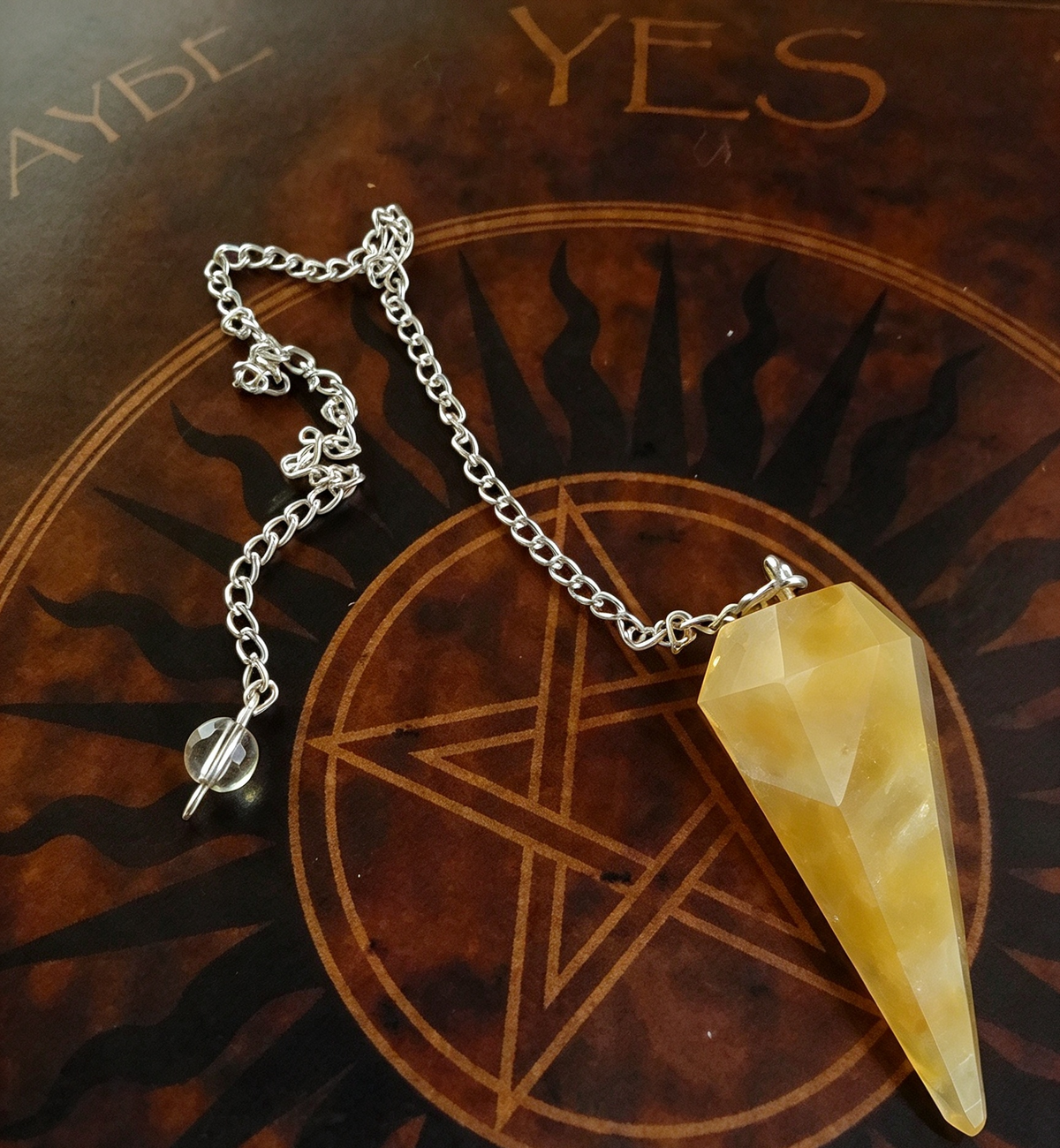 Pendulum yellow aventurine