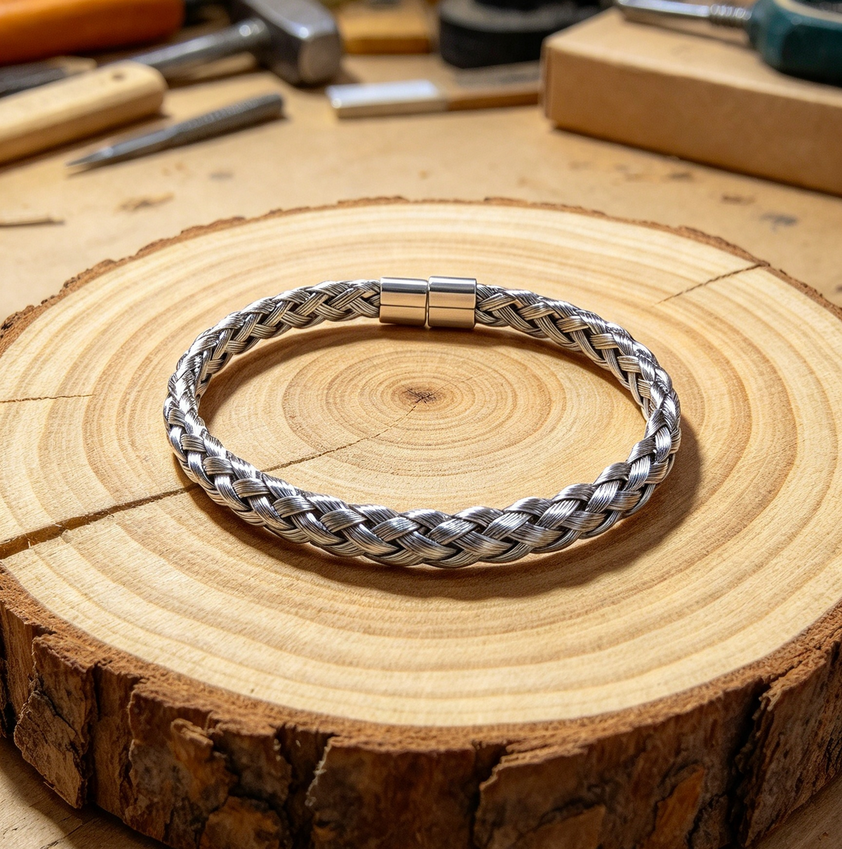 STAINLESS STEEL CUFF BRACELET