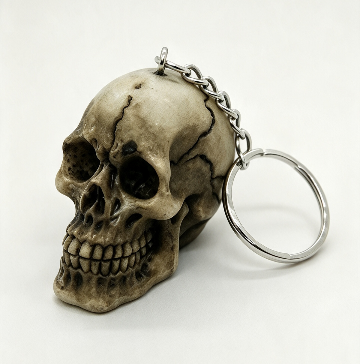 SKULL KEYRING