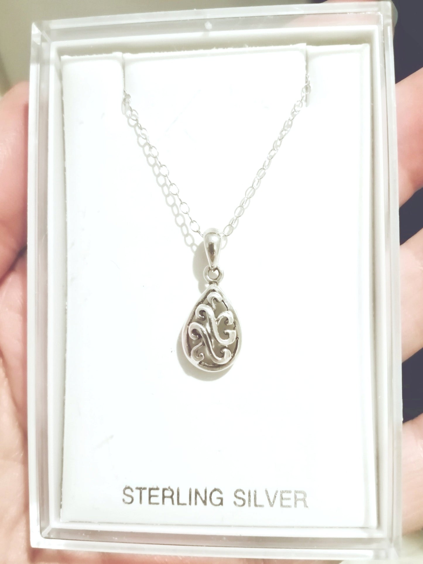Celtic Tear drop Necklace