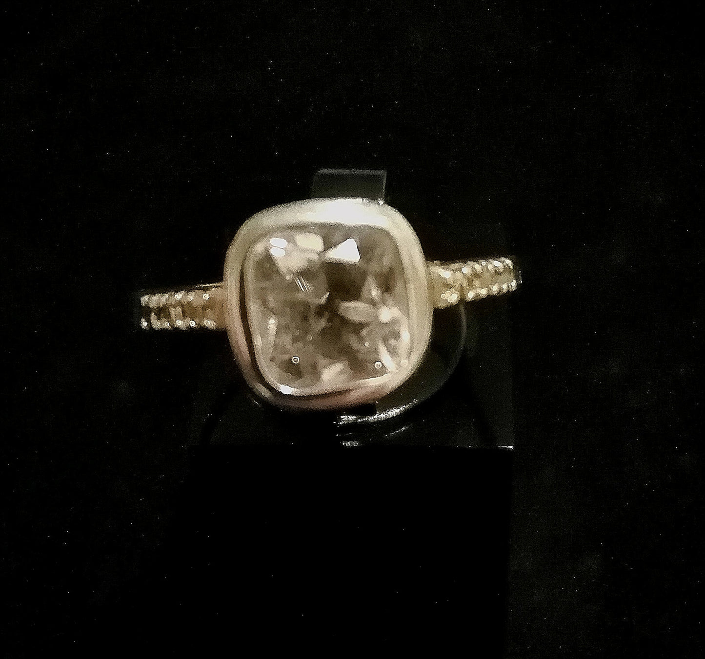CUBIC ZIRCONIA RING SIZE R1/2 In 925 sterling silver