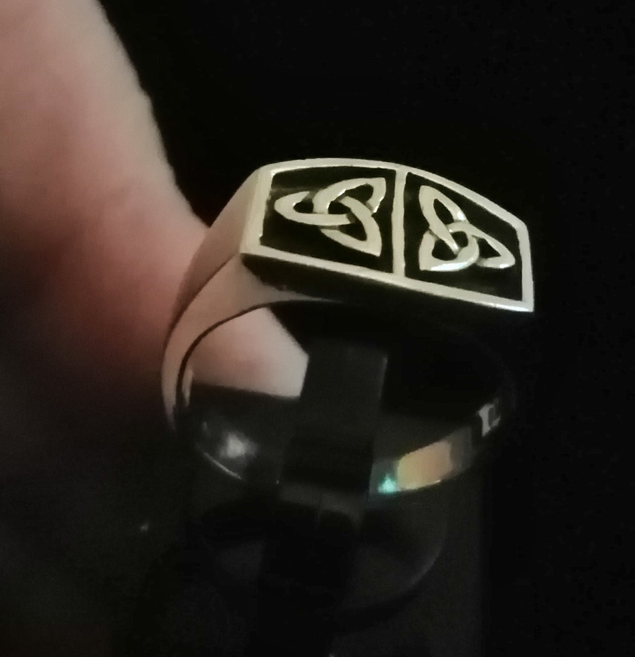CELTIC RING SIZE N In 925 sterling silver