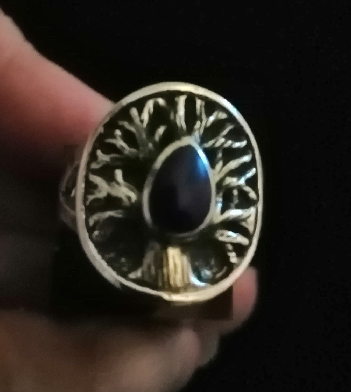 TREE OF LIFE RING SIZE N In 925 steling silver