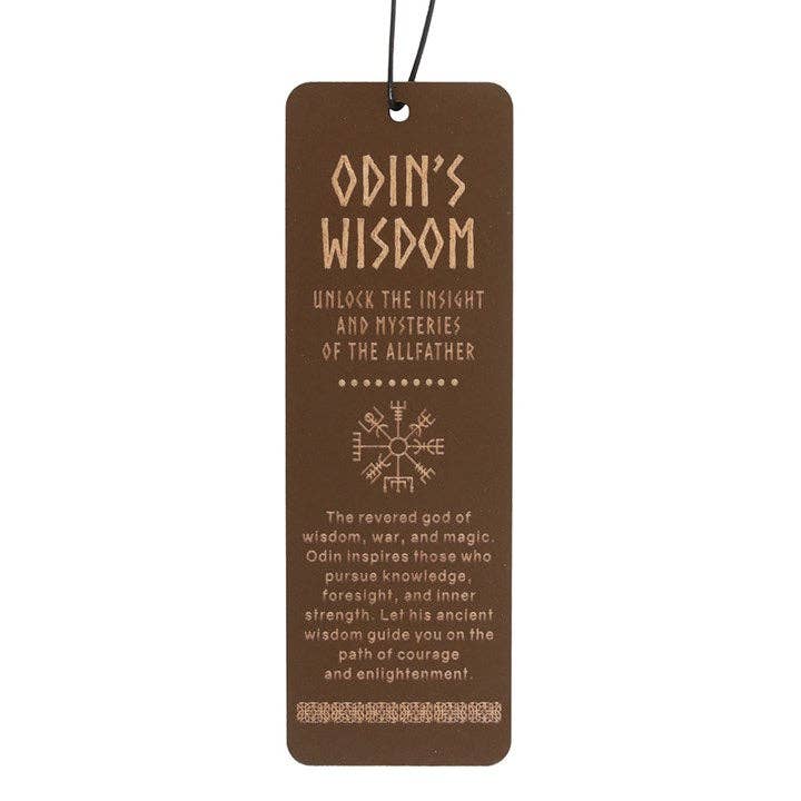 Odin's Wisdom Wooden Viking Bookmark