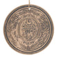 Green Witch Bronze Effect Terracotta Hanging Plaque .This Product has been on display and has no box .Was £8.99 Now £3.99.