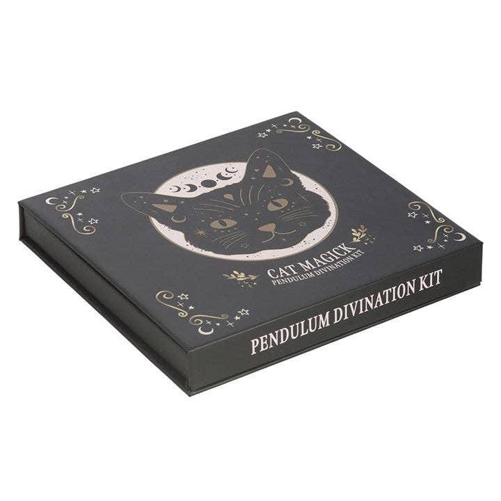 Black Cat Magick Pendulum Divination Kit