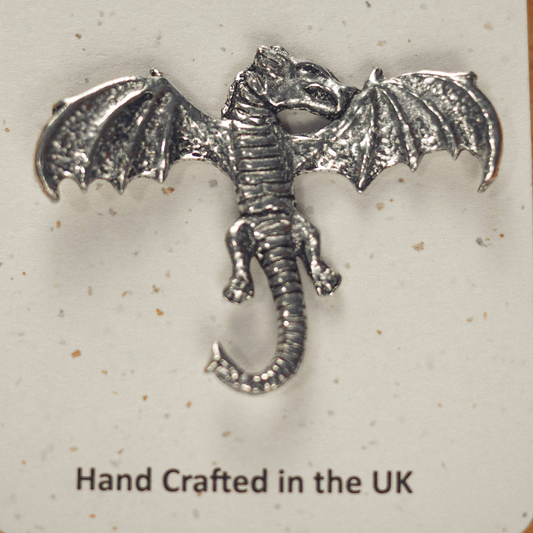 Dragon Pewter Pin Badge