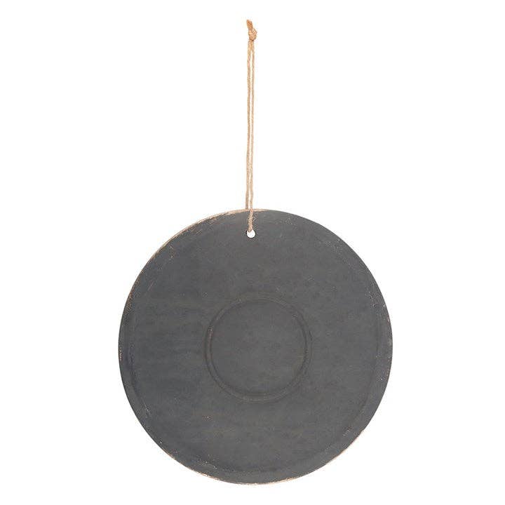Green Witch Bronze Effect Terracotta Hanging Plaque .This Product has been on display and has no box .Was £8.99 Now £3.99.