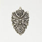 Celtic Pewter Pendant Necklace – The Green Man Comes with a black cord.