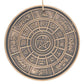 Bronze Pagan Wheel of the Year Hanging Terracotta Plaque .This Product has been on display and has no box. Was £8.99 Now £3.99.