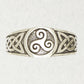 Pewter Cuff Bracelet - Triskelle