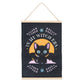 In My Witch Era Black Bat Cat Fabric Wall Hanging