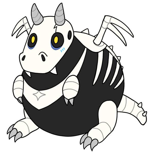 Giant Bone Dragon Plush