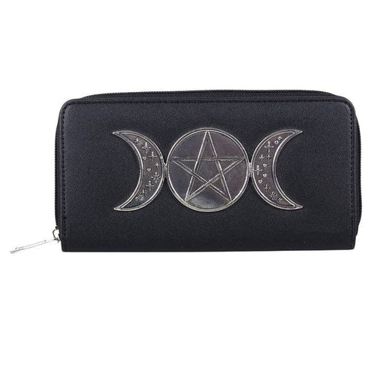 Triple Moon Zippered Purse