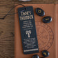 Thor's Thunder Wooden Viking Bookmark