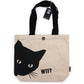 Iconic Classic Tote Bag - Black Cat (36x43x10cm)