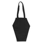 Gothic The Creepier the Better Coffin Shaped Tote Bag