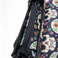 Day of the dead bag comes with a long adjustable strap.