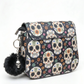 Day of the dead bag comes with a long adjustable strap.