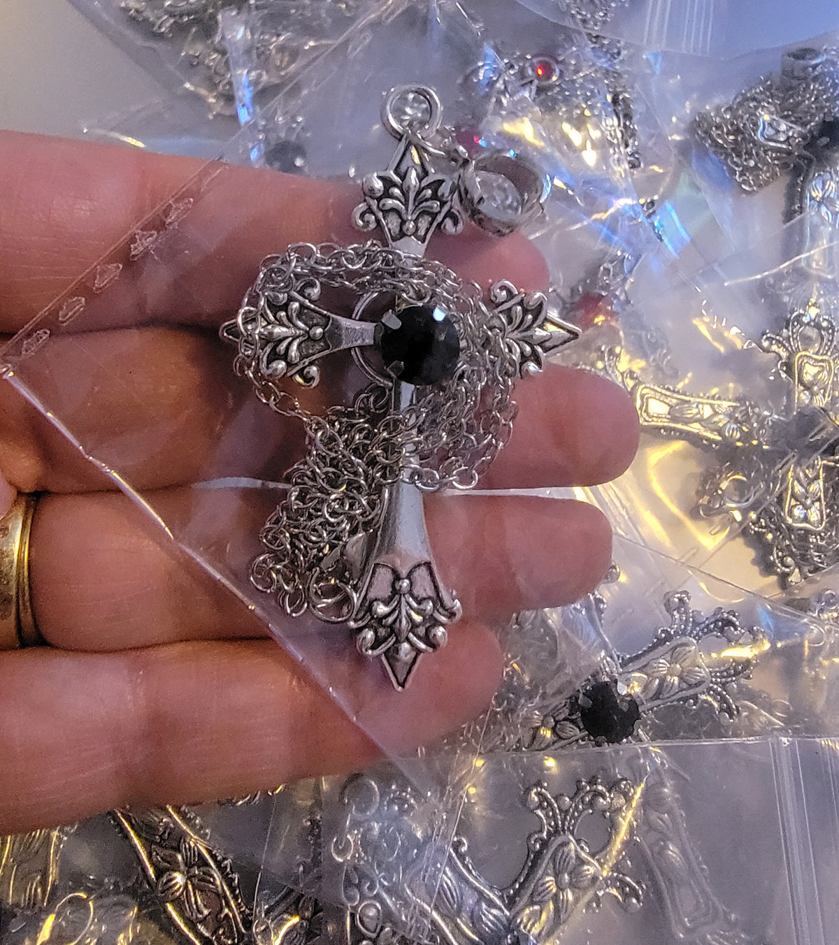 Goth cross random one sent sale item