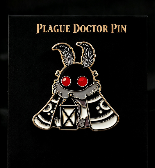 PLAGUE DOCTOR PIN BADGE