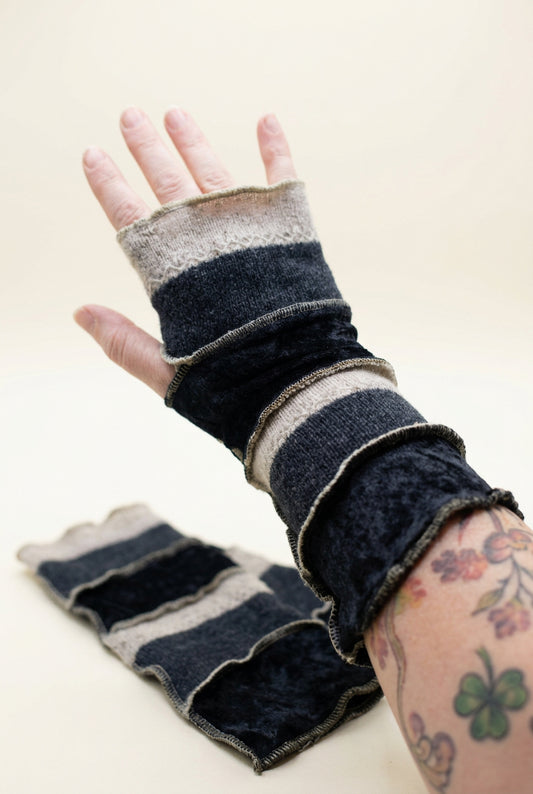 1 pair of whimsical arm warmers Handmade 🖤