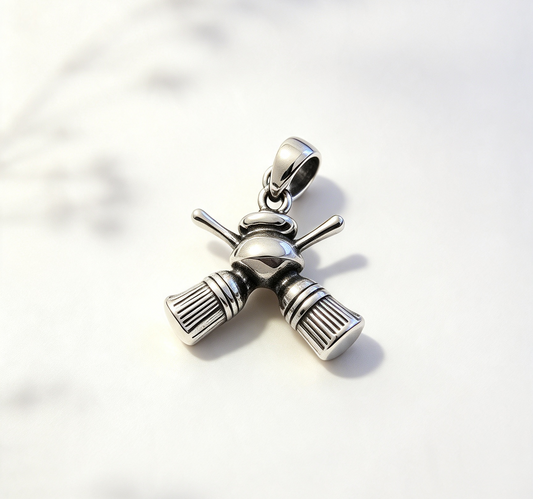 925 sterling Silver Pendant 1.5cm