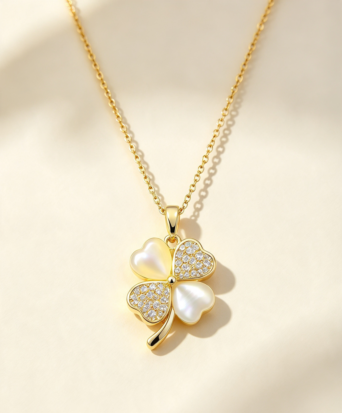 LUCKY CLOVER NECKLACE
