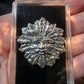 Green Man Pewter Pin Badge