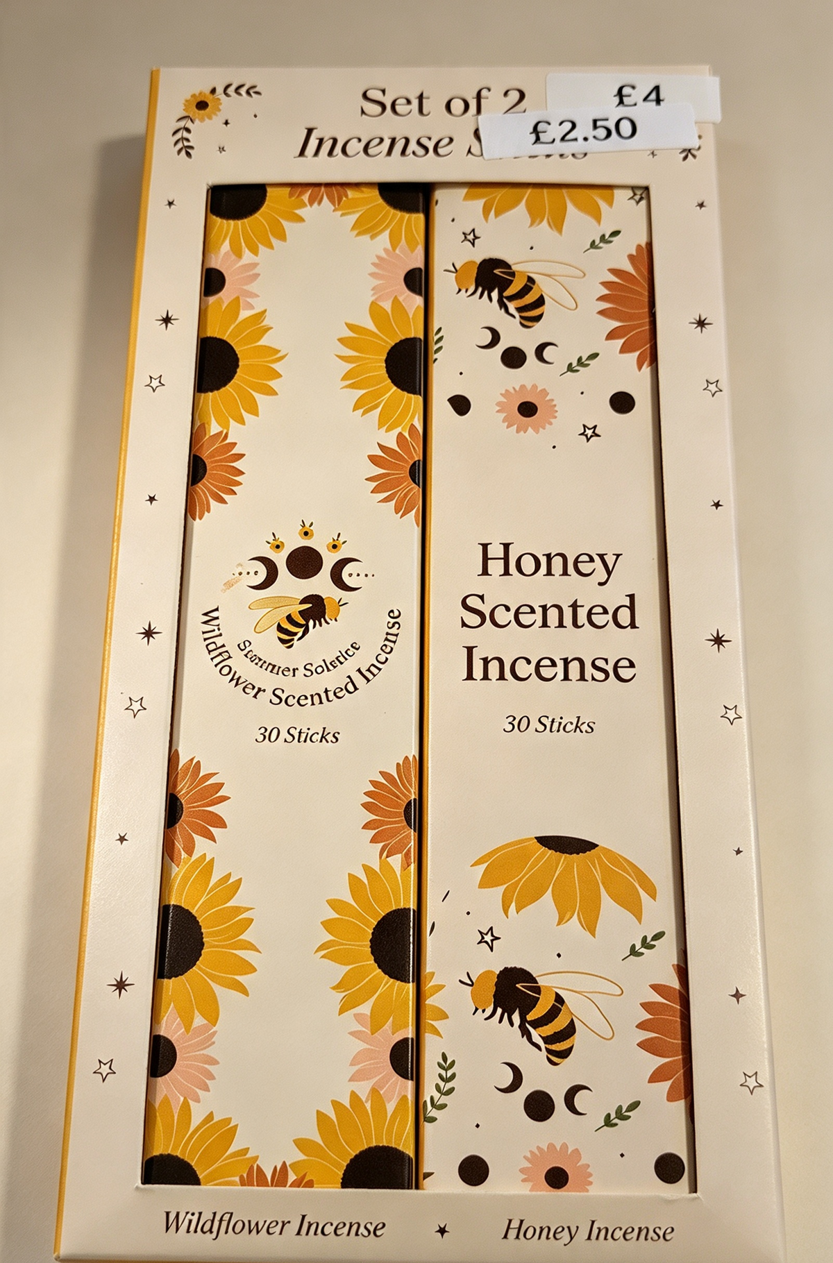 SET OF 2 honey incense display item