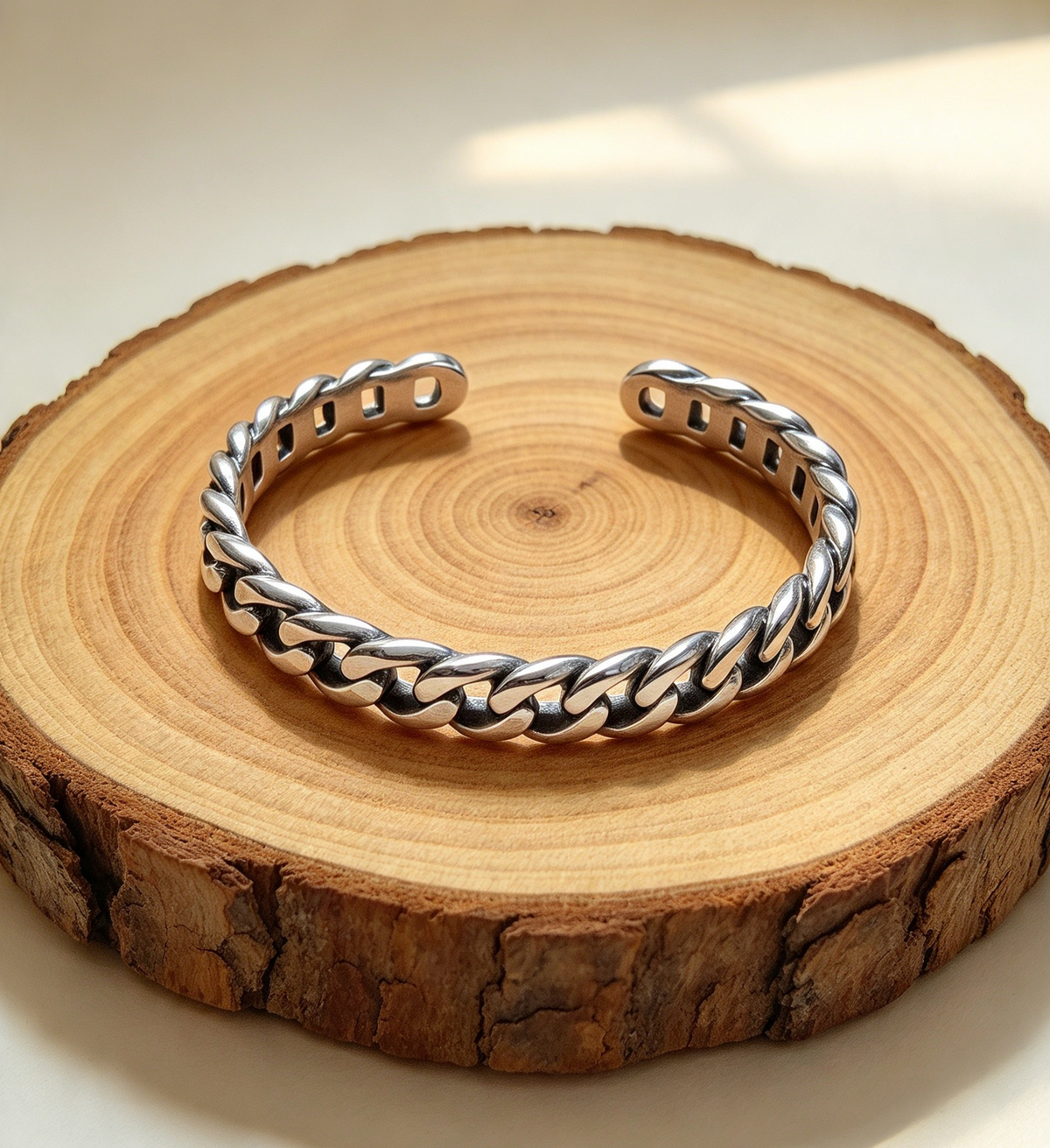 STAINLESS STEEL CUFF BRACELET