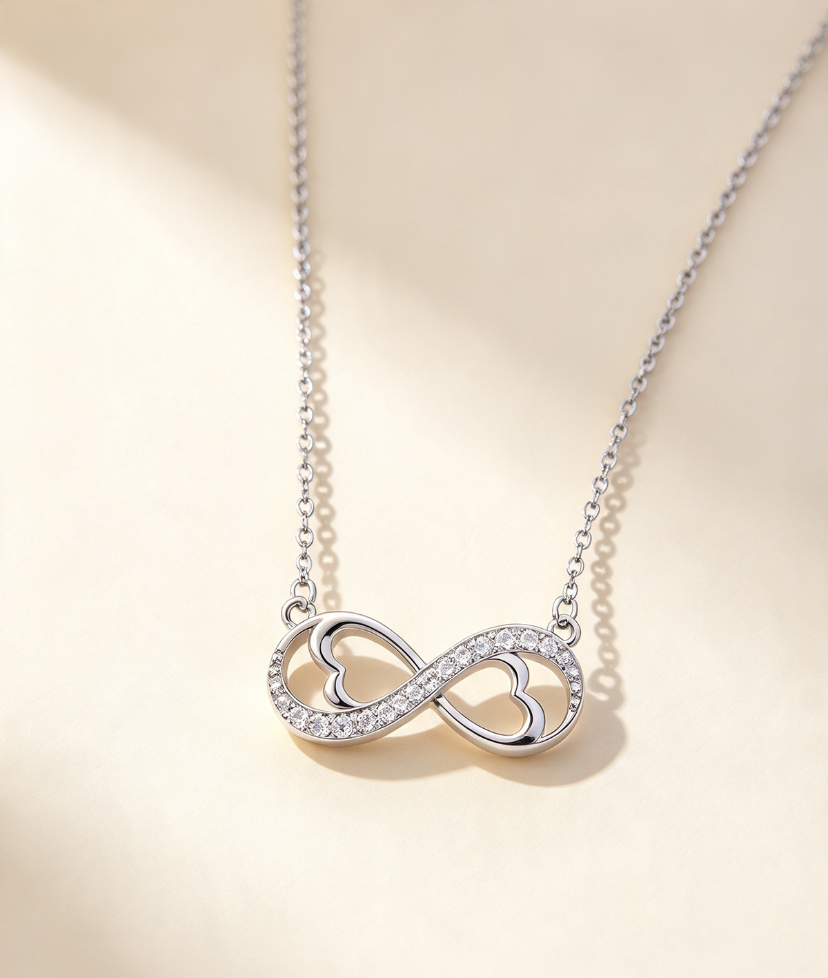 STAINLESS STEEL INFINITY NECKLACE