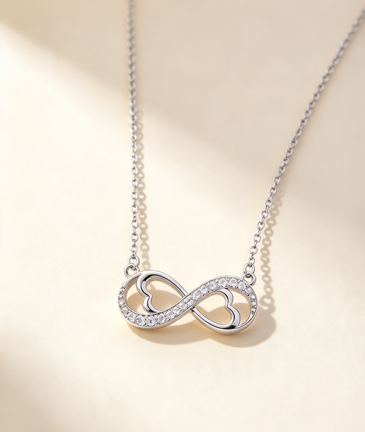 STAINLESS STEEL INFINITY NECKLACE