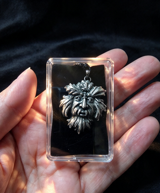 GREEN MAN NECKLACE