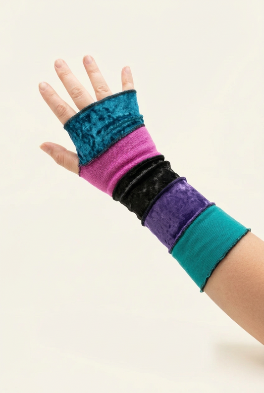 1 pair of whimsical arm warmers Handmade 🖤