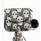 Day of the dead bag comes with a long adjustable strap.