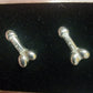 Willy earrings flat screw on backs