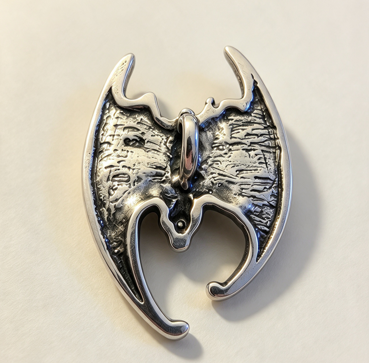 925 Sterling Silver Pendant... Bat 3.5cm by 2.5cm